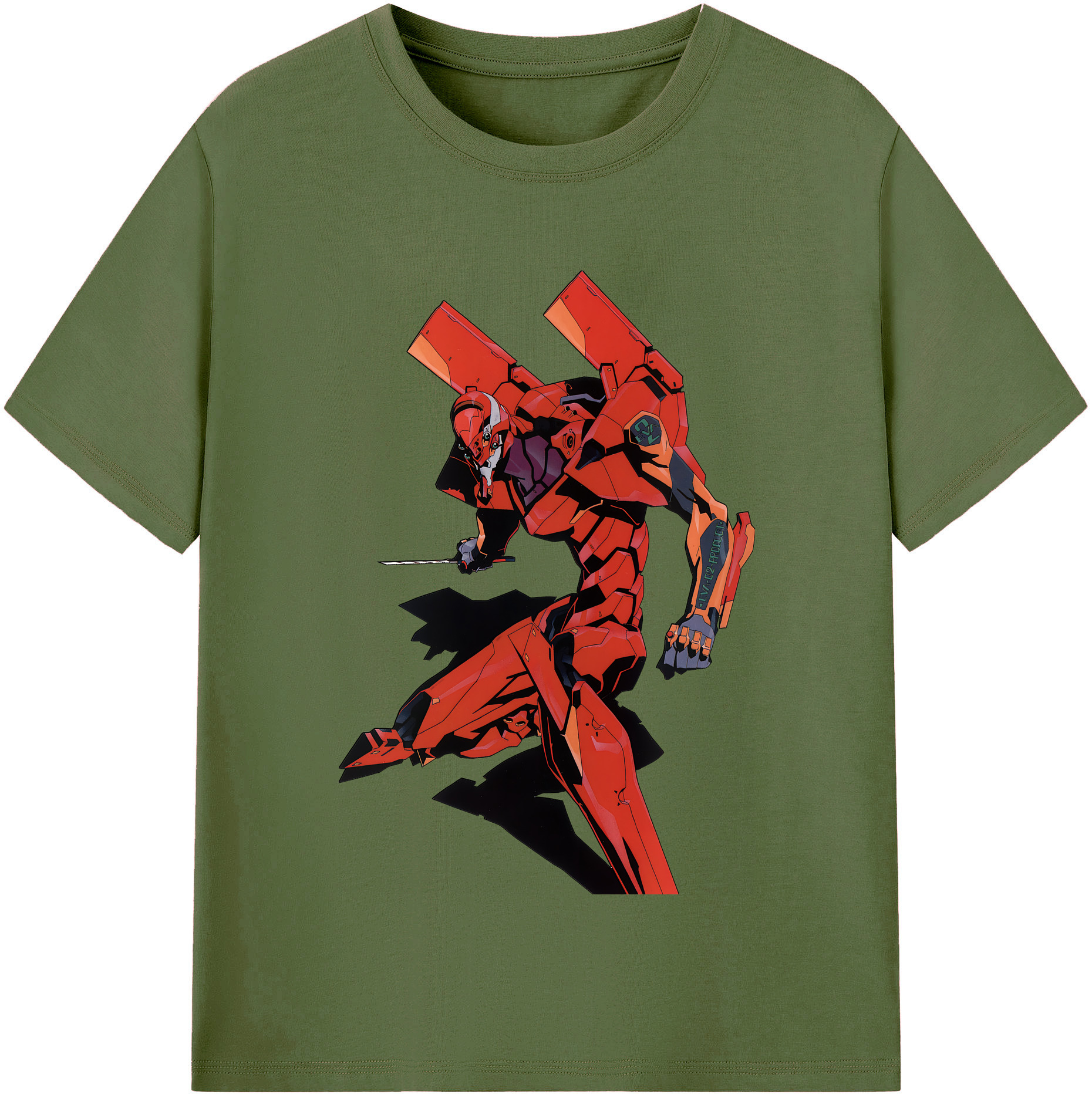 （画像用） EVA 新世紀エヴァンゲリオン 綿100％半袖Tシャツ（フロントプリント）